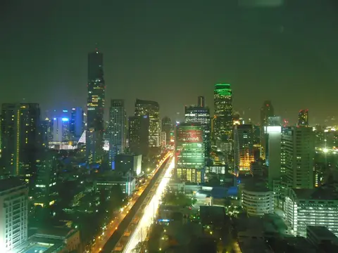 Street scene in Sathorn, near Flash Spa (not the venue)