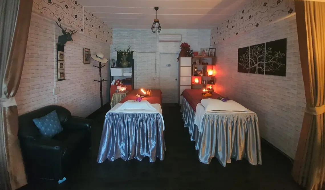 Photo: Google Maps via Google Maps Chakra Bangkok Prostate Expert Massage: treatment room with two beds