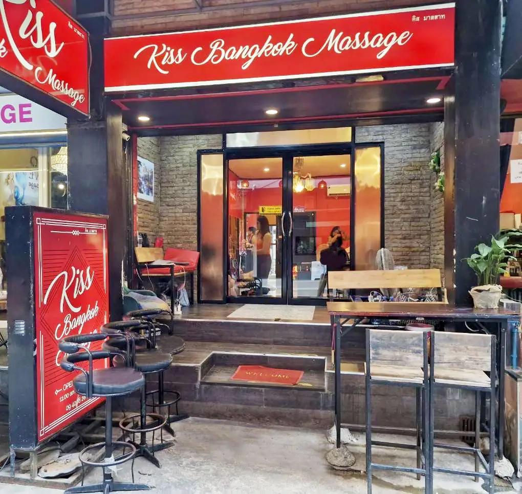 Photo: Google Maps via Google Maps Kiss Bangkok Massage: shopfront and sign